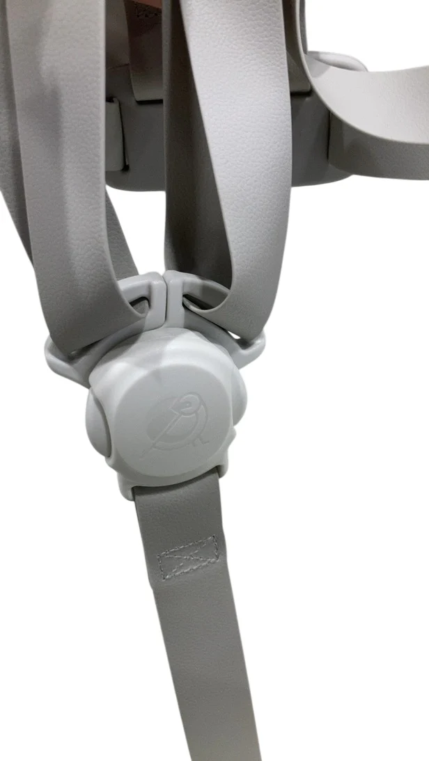 Mockingbird High Chair, Cloud Washed Beech, White - Image 2