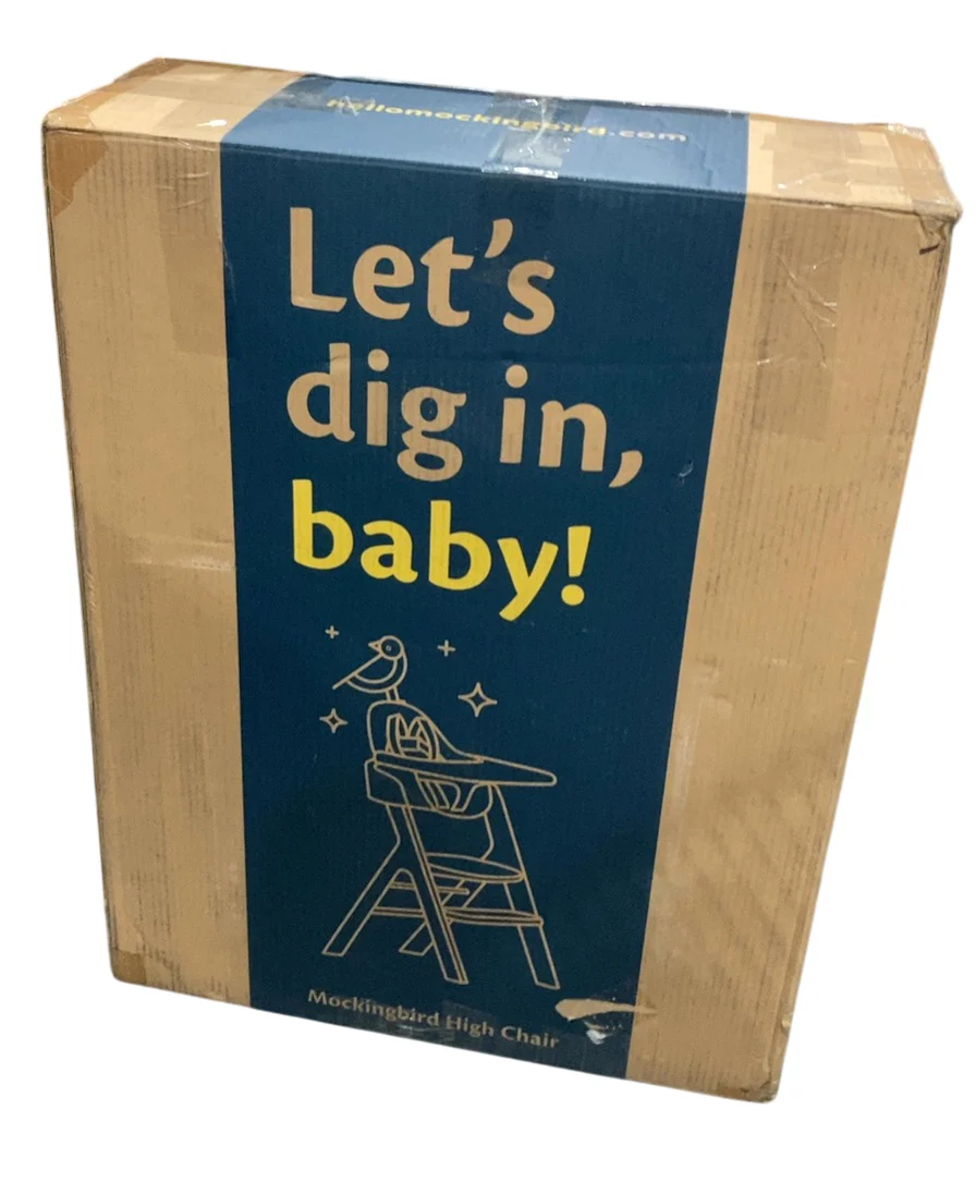 Mockingbird High Chair, Midnight Beech, White - Image 4