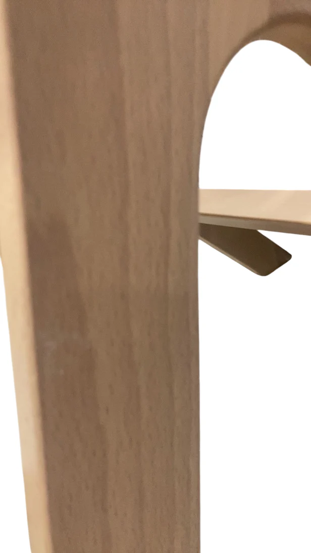 Mockingbird High Chair, Natural Beech, White - Image 3
