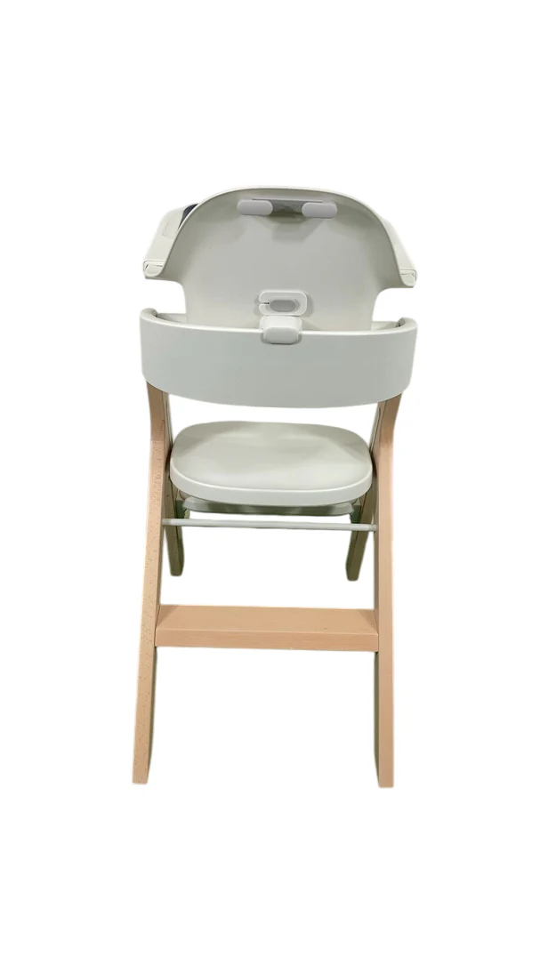 Mockingbird High Chair, Natural Beech, White - Image 6