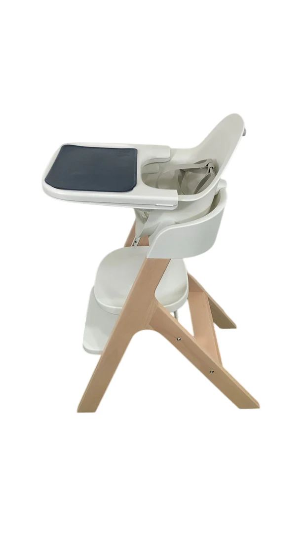 Mockingbird High Chair, Natural Beech, White - Image 3