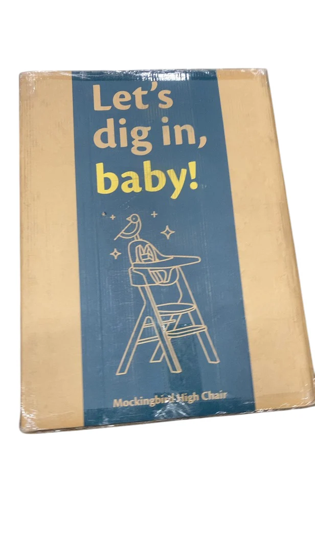 Mockingbird High Chair, Natural Beech, White - Image 4