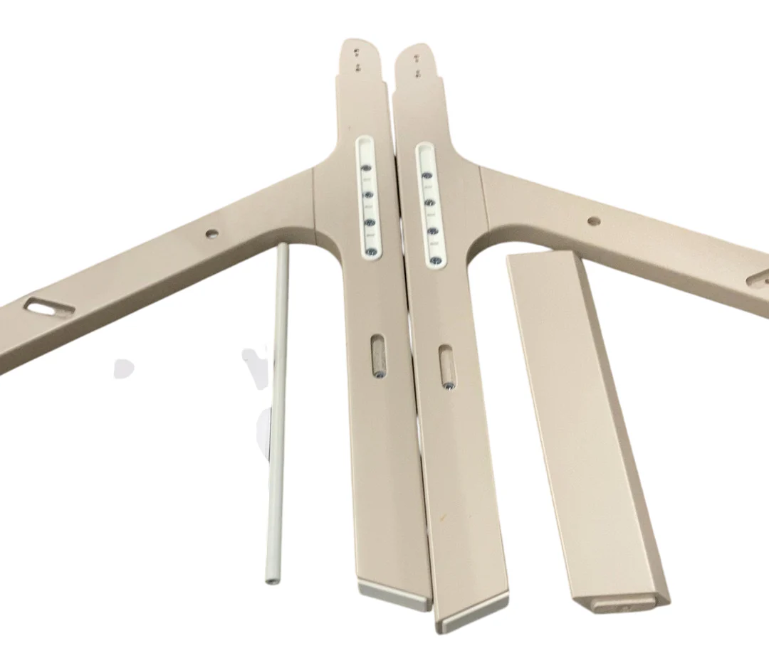 Mockingbird High Chair, Pebble Beech, White - Image 3
