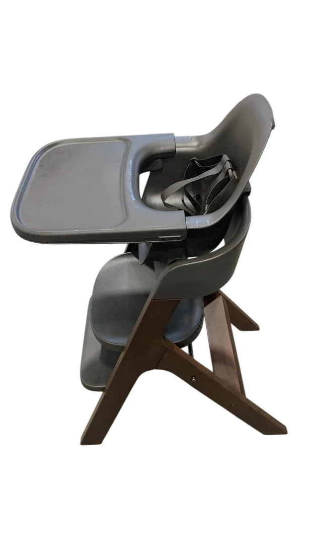 Mockingbird High Chair, Charcoal Black, Espresso Beech - Image 3