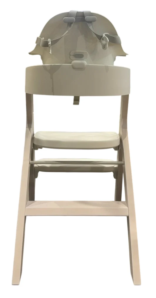 Mockingbird High Chair, Cloud Washed Beech, White - Image 3