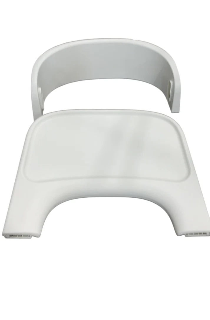 Mockingbird High Chair, Cloud Washed Beech, White - Image 5