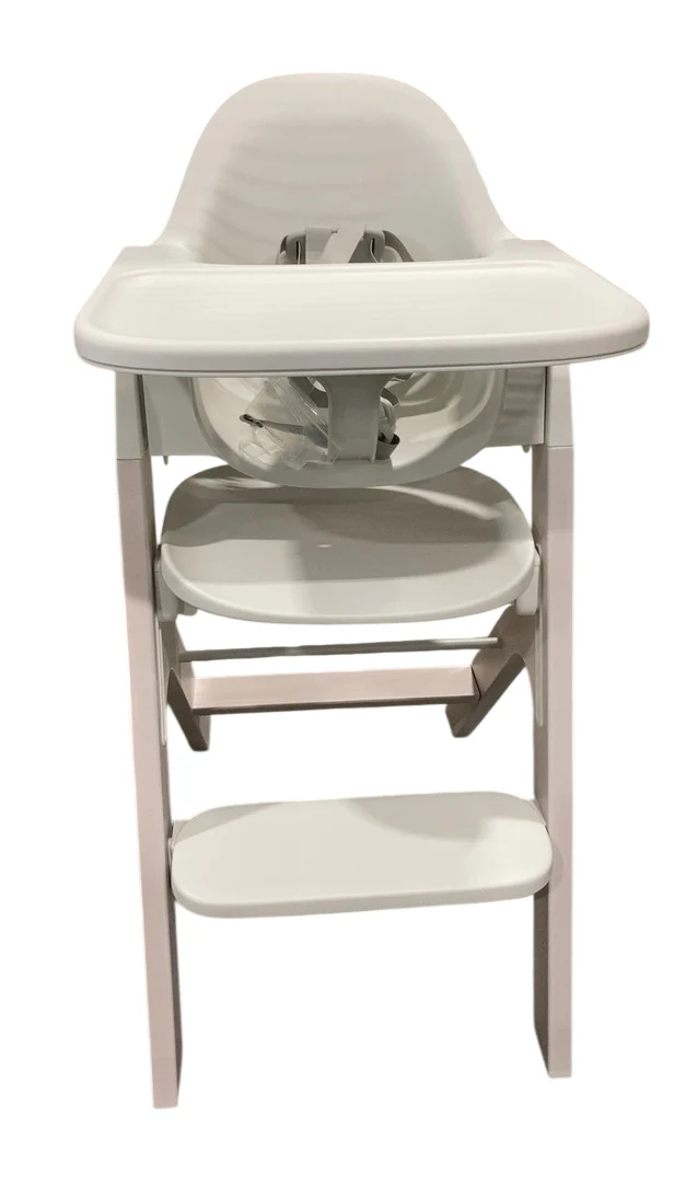 Mockingbird High Chair, Cloud Washed Beech, White - Image 2