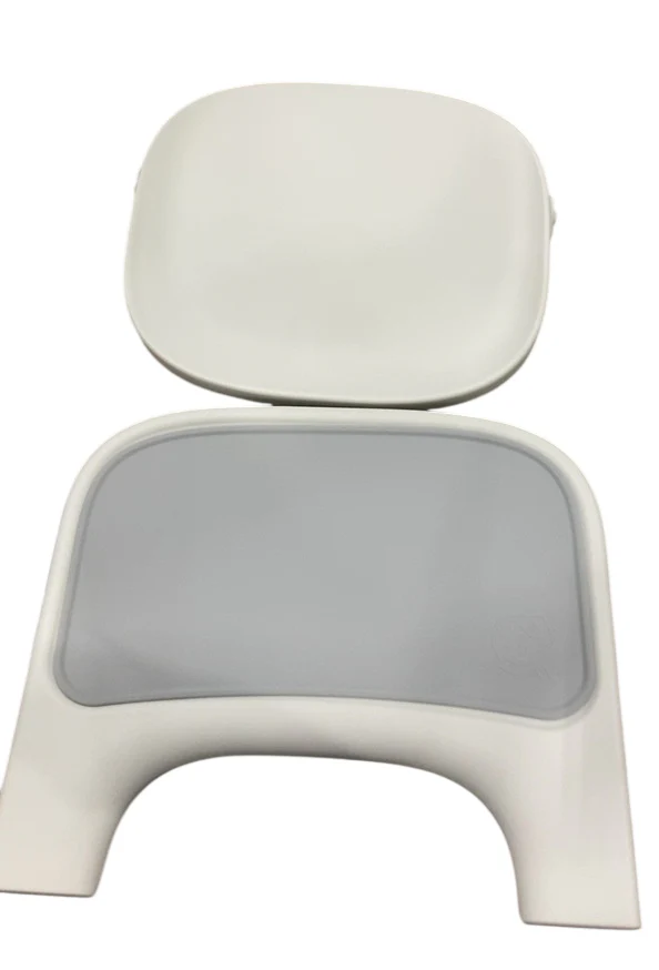 Mockingbird High Chair, Cloud Washed Beech, White - Image 6