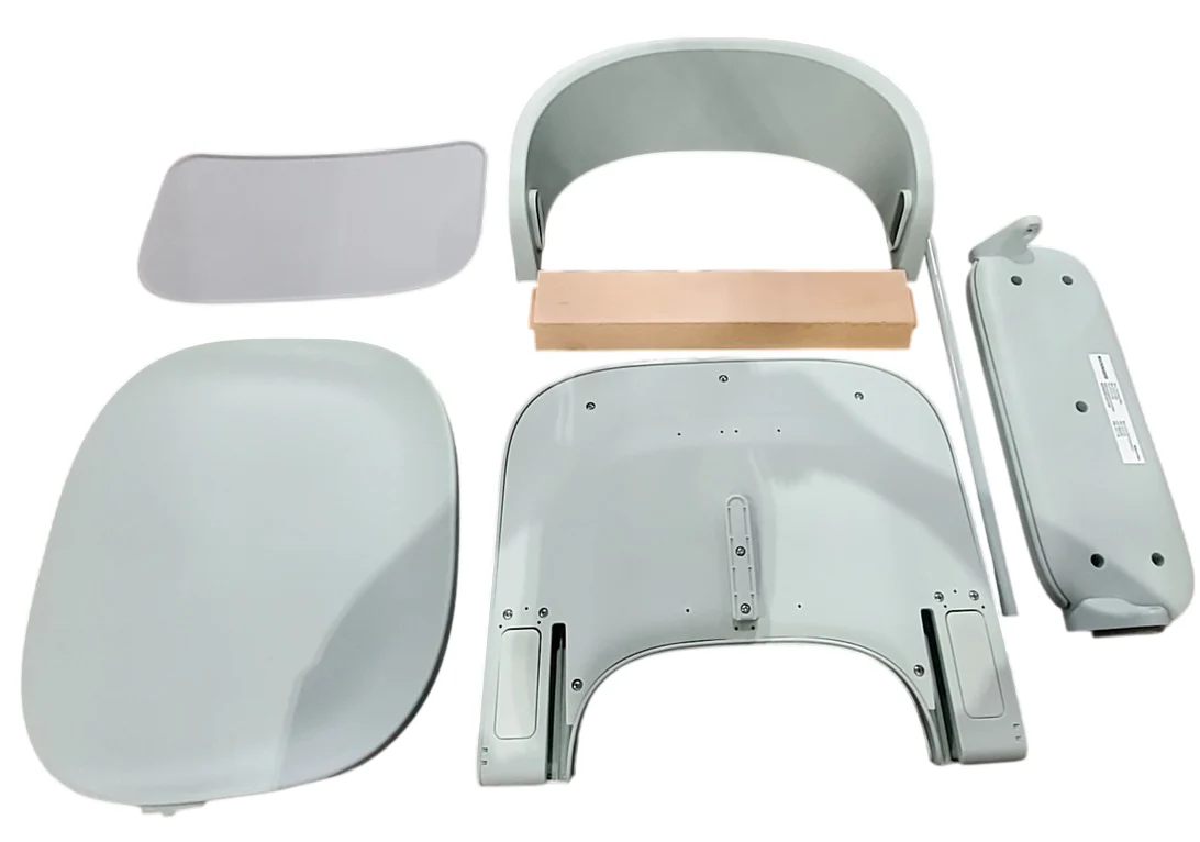 Mockingbird High Chair, Mint Green, Natural Beech - Image 2