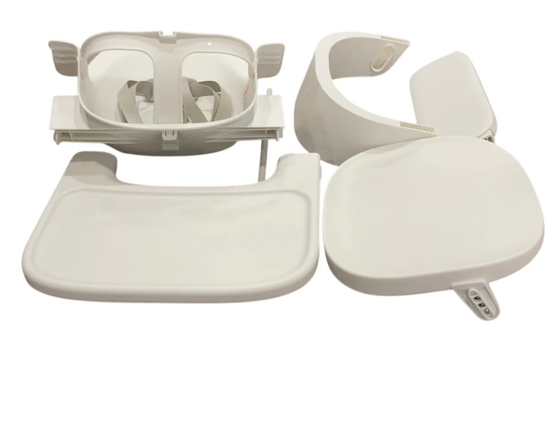 Mockingbird High Chair, Natural Beech, White - Image 2
