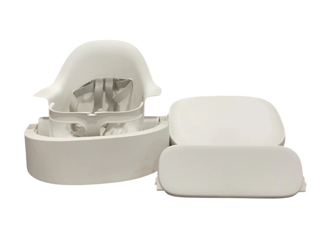 Mockingbird High Chair, Natural Beech, White - Image 3