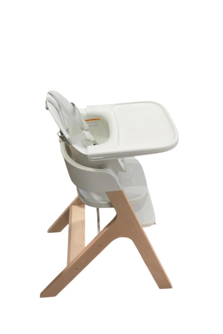 Mockingbird High Chair, Natural Beech, White - Image 4