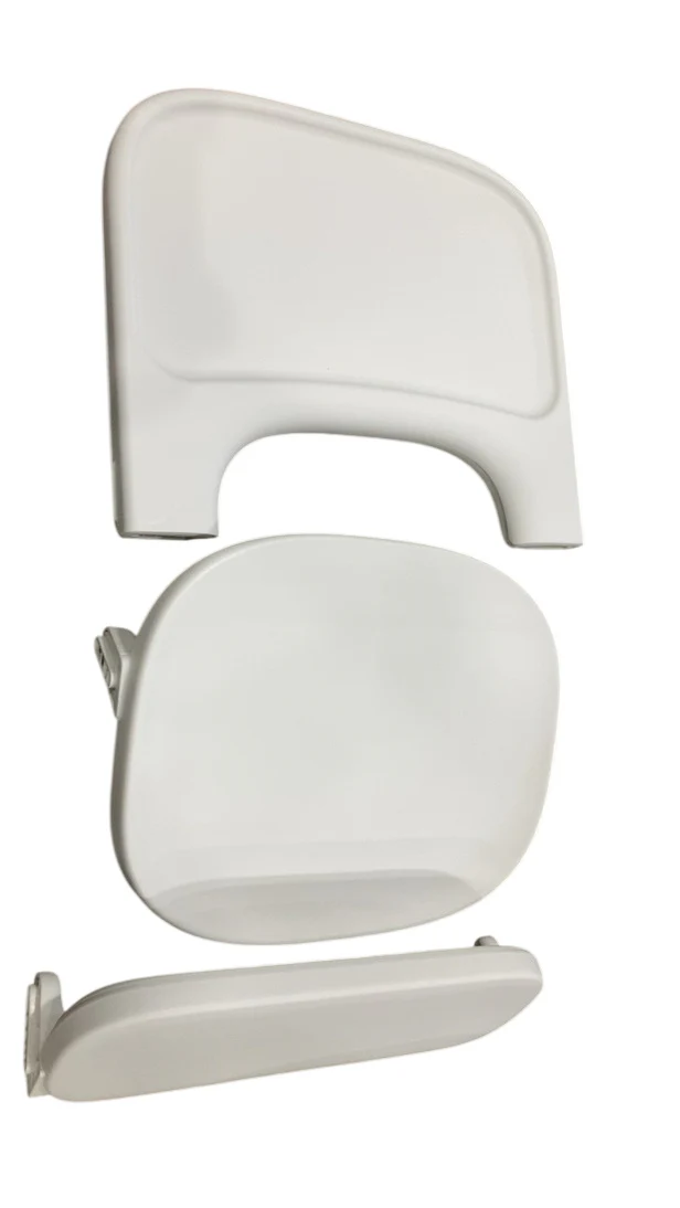 Mockingbird High Chair, Natural Beech, White - Image 2