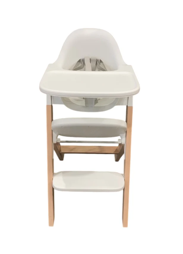 Mockingbird High Chair, Natural Beech, White - Image 3