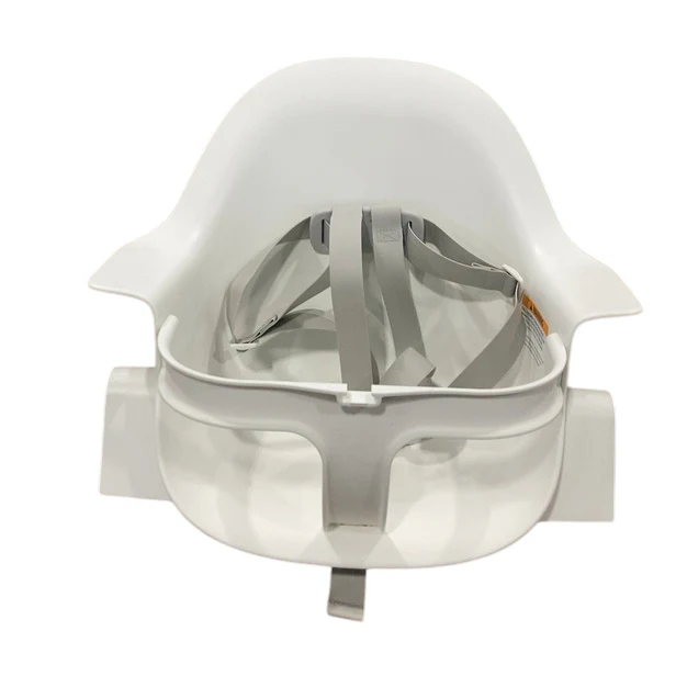 Mockingbird High Chair, White, Cloud Washed Beech - Image 3