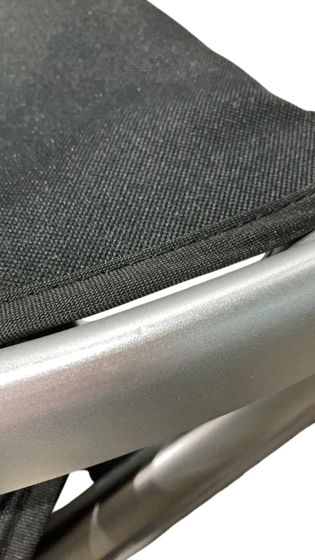 Mockingbird Single 2.0 Stroller, 2024, Black, Silver With Penny Leather, Watercolor Drops - Image 10