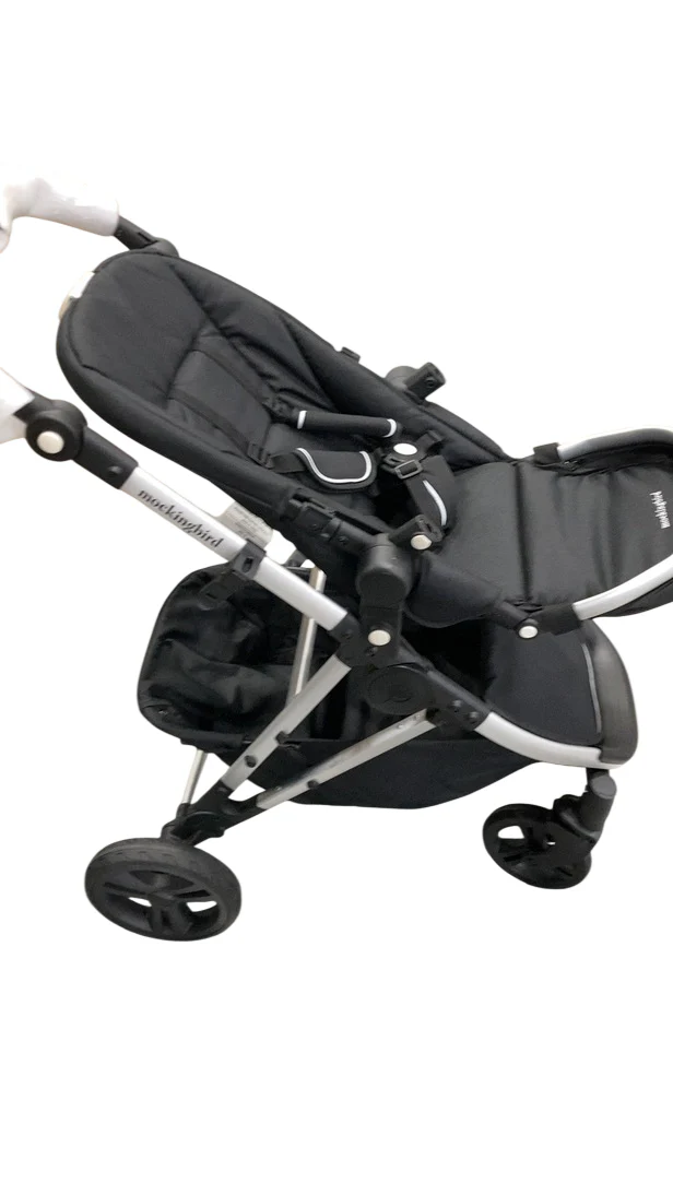 Mockingbird Single 2.0 Stroller, 2025, No Canopy, No Canopy, Silver With Penny Leather - Image 6
