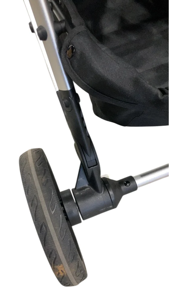 Mockingbird Single 2.0 Stroller, 2025, Sage, Silver With Black Leather, Windowpane - Image 9