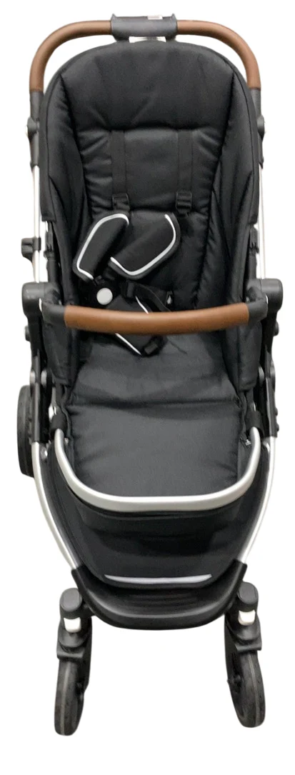 Mockingbird Single 2.0 Stroller, Silver With Penny Leather, No Canopy, No Canopy, 2025 - Image 2