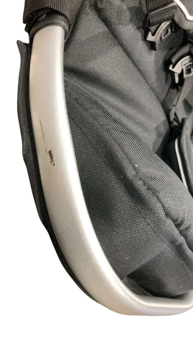 Mockingbird Single to Double 2.0 Stroller, 2025, Black, Silver With Black Leather, Windowpane - Image 3