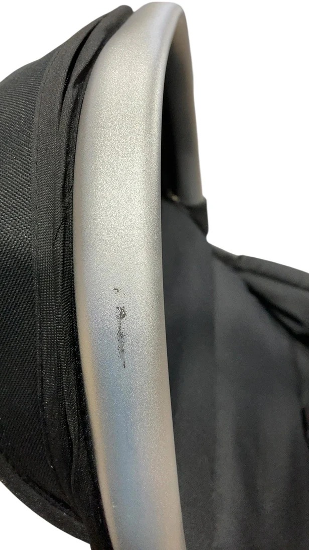 Mockingbird Single to Double 2.0 Stroller, 2025, Black, Silver With Penny Leather, Watercolor Drops - Image 4