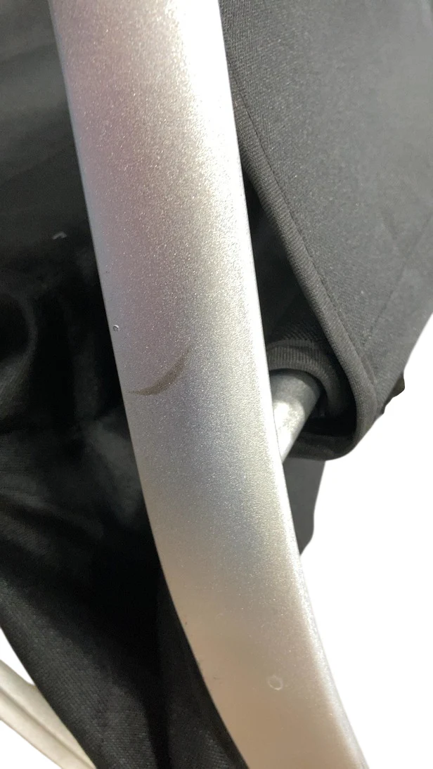 Mockingbird Single to Double 2.0 Stroller, 2025, Black, Silver With Penny Leather, Watercolor Drops - Image 7