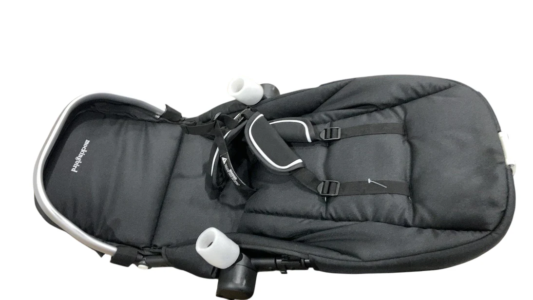 Mockingbird Single to Double 2.0 Stroller, 2025, Black, Silver With Penny Leather, Windowpane - Image 2