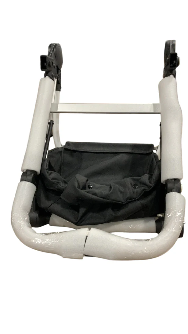 Mockingbird Single to Double 2.0 Stroller, 2025, Black, Silver With Penny Leather, Windowpane - Image 5