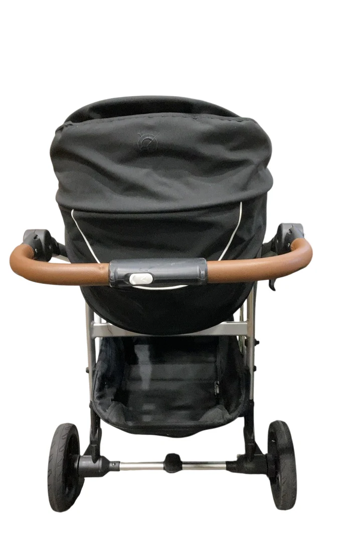 Mockingbird Single to Double 2.0 Stroller, 2025, Black, Silver With Penny Leather, Windowpane - Image 5