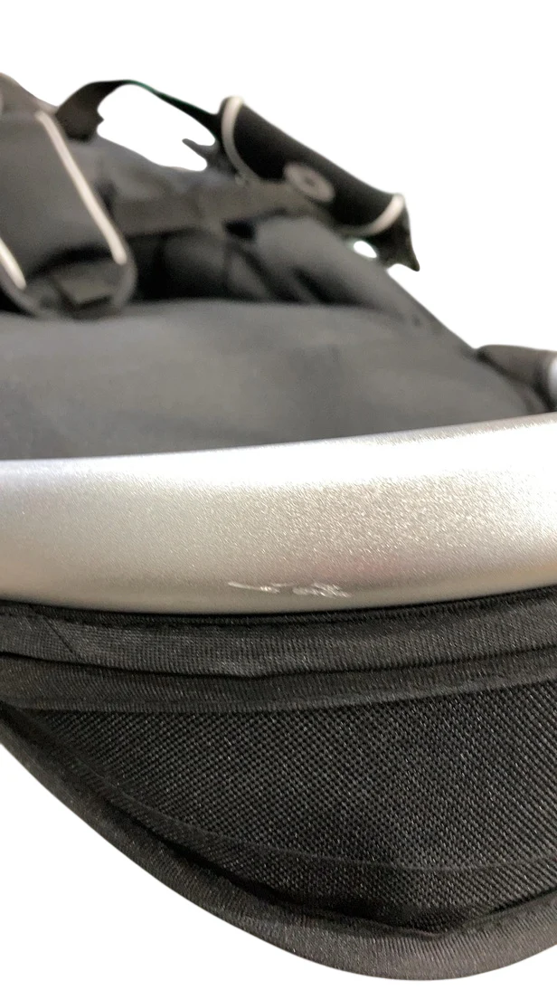 Mockingbird Single to Double 2.0 Stroller, 2025, Silver With Penny Leather, Sky, Watercolor Drops - Image 3