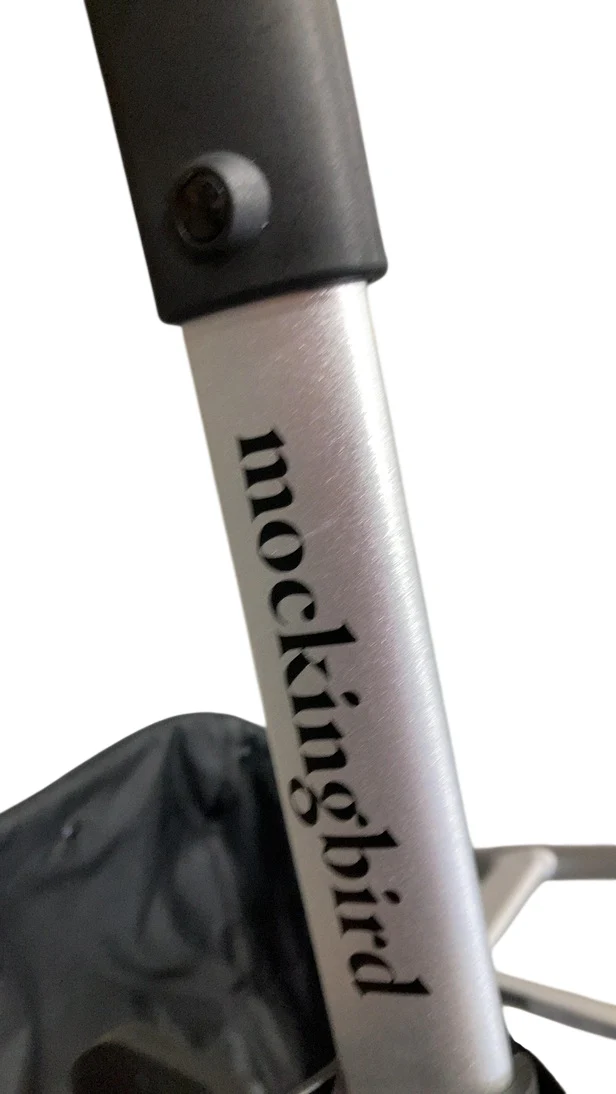 Mockingbird Single to Double 2.0 Stroller, Black, Watercolor Drops, Silver With Penny Leather, 2025 - Image 5