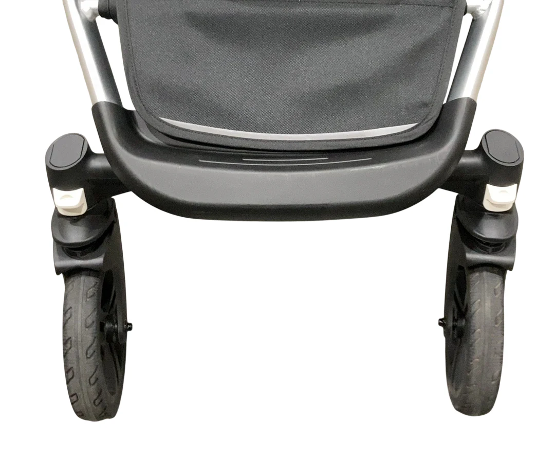 Mockingbird Single to Double 2.0 Stroller, Black, Watercolor Drops, Silver With Penny Leather, 2025 - Image 5