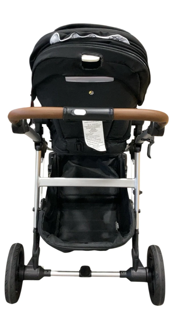 Mockingbird Single to Double 2.0 Stroller, Black, Windowpane, Silver With Penny Leather, 2025 - Image 7