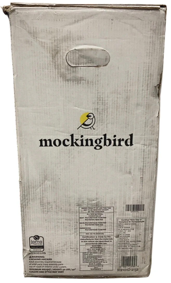 Mockingbird Single to Double 2.0 Stroller, Sage, Watercolor Drops, Silver With Penny Leather, 2025 - Image 2