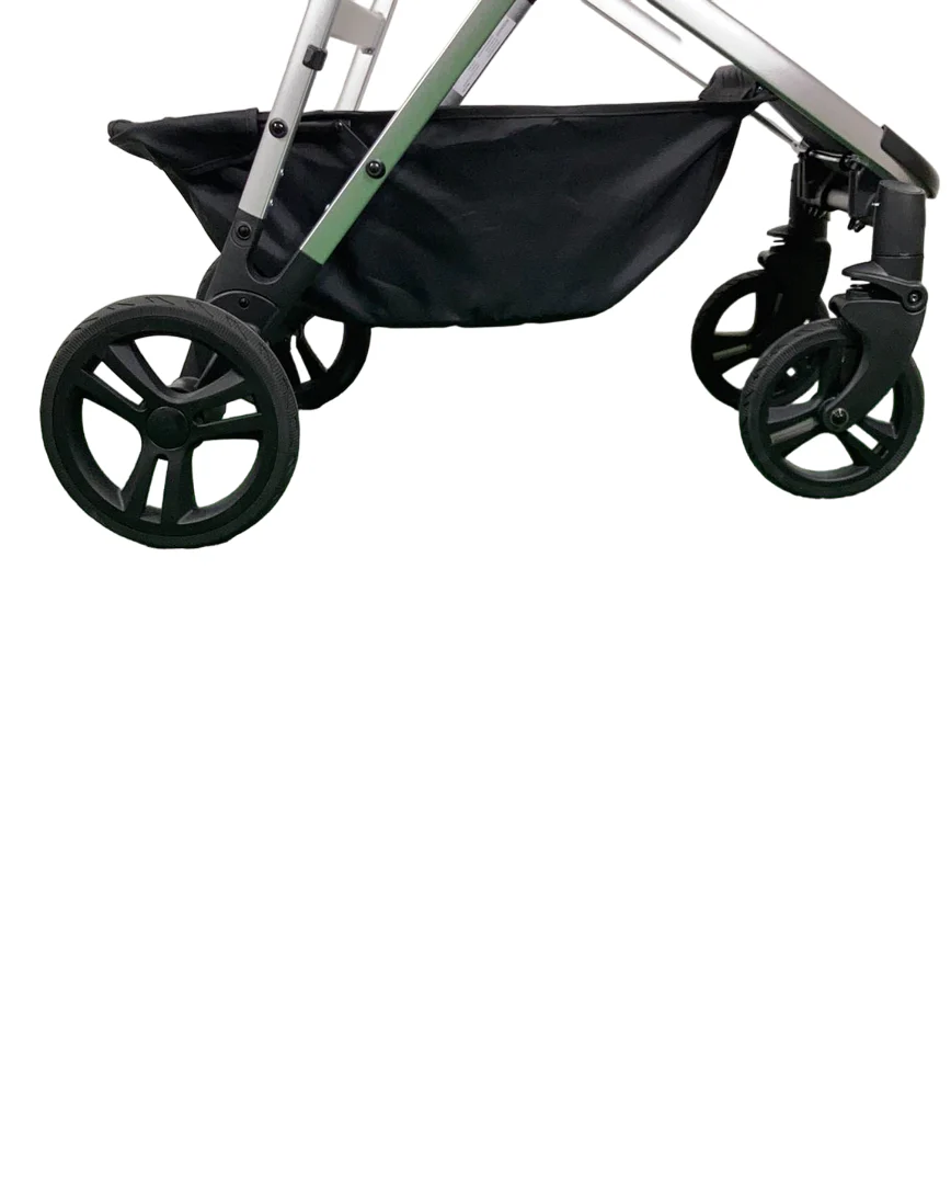 Mockingbird Single to Double 2.0 Stroller, Black, Windowpane, Silver With Penny Leather, 2024 - Image 9
