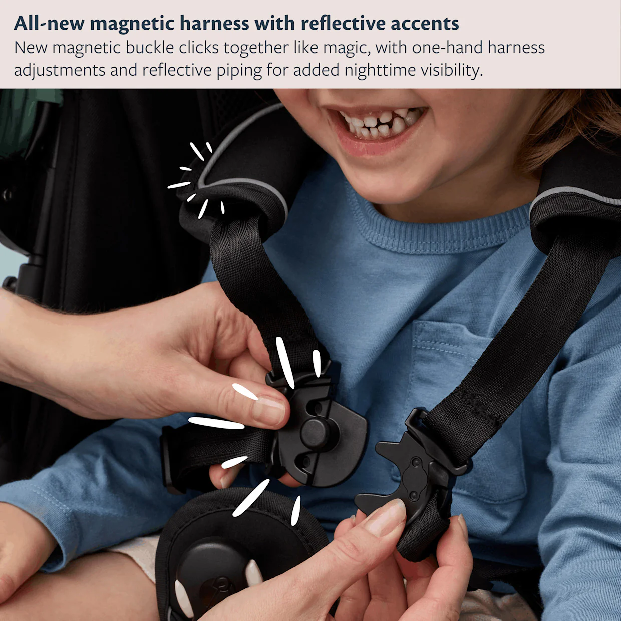 Mockingbird Single to Double 3.0 Stroller, 2025, Solid Black, Charcoal with Black Leather - Image 2