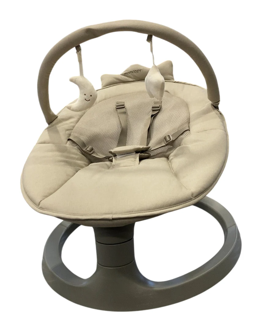 Momcozy  2-in-1 Electric Baby Swing, Khaki - Image 3