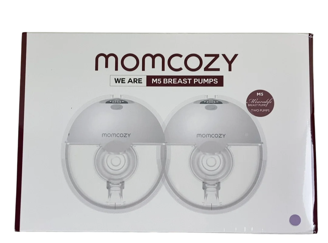 Momcozy All-in-one M5 Double Wearable Breast Pump, Lilac