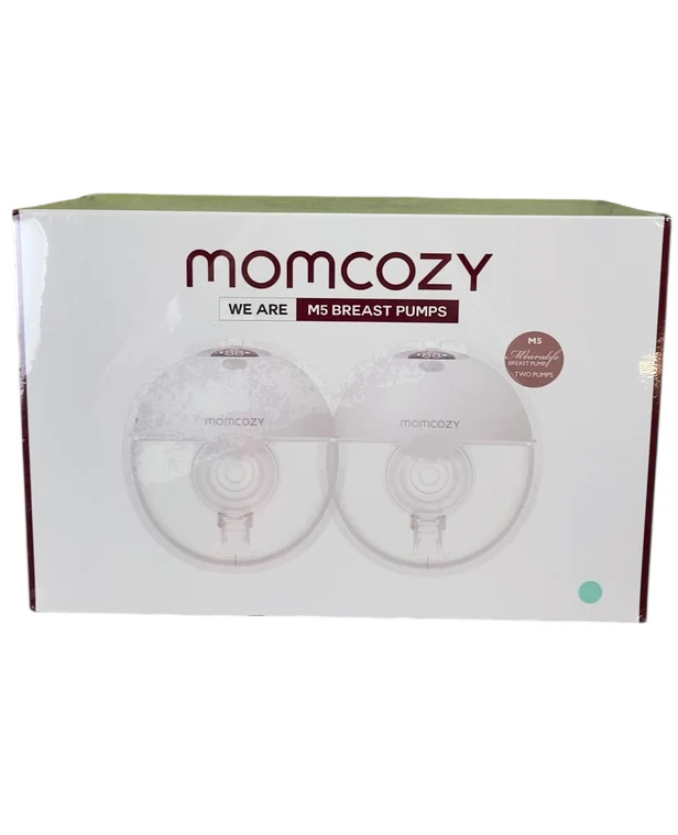 Momcozy All-in-one M5 Double Wearable Breast Pump, Mint - Image 2