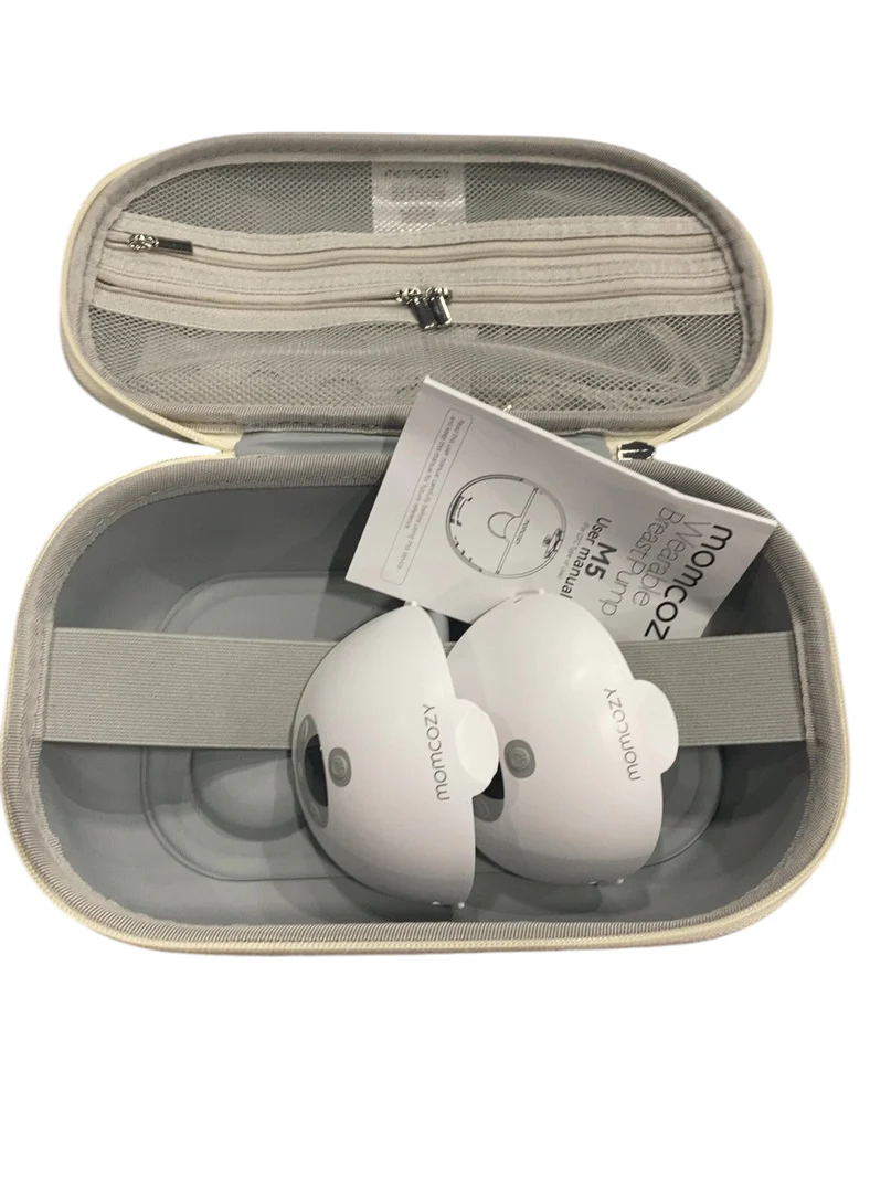 Momcozy All-in-one M5 Double Wearable Breast Pump, Quill Grey - Image 2