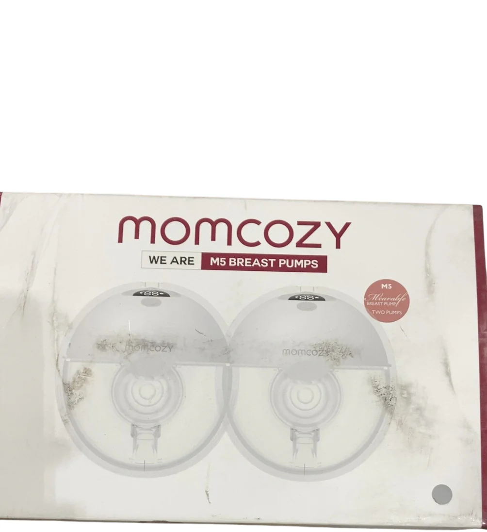 Momcozy All-in-one M5 Double Wearable Breast Pump, Quill Grey - Image 3