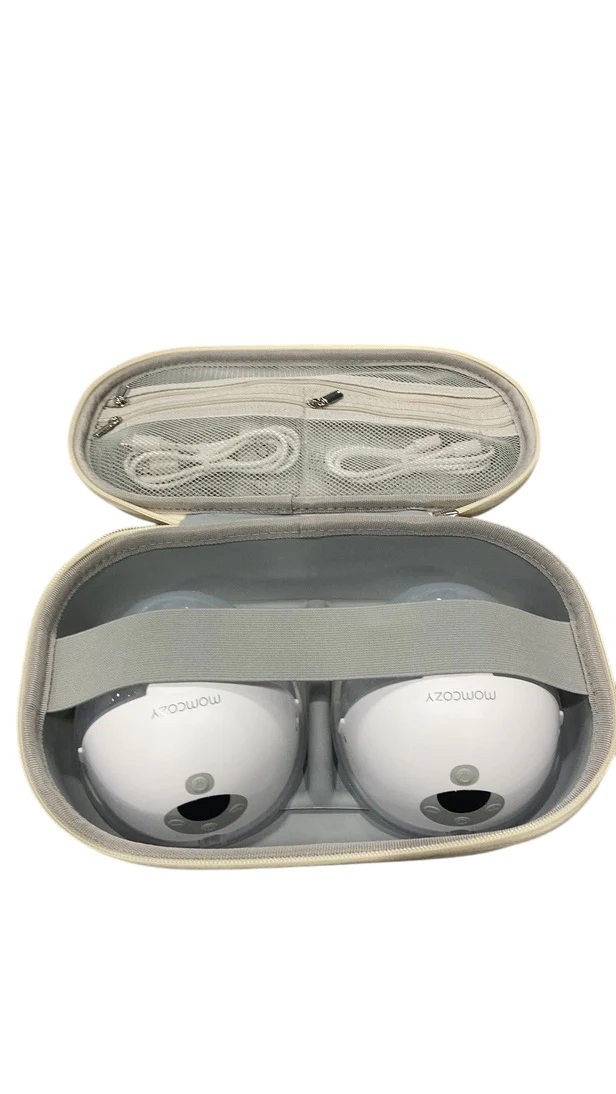 Momcozy All-in-one M5 Double Wearable Breast Pump, Quill Grey - Image 2