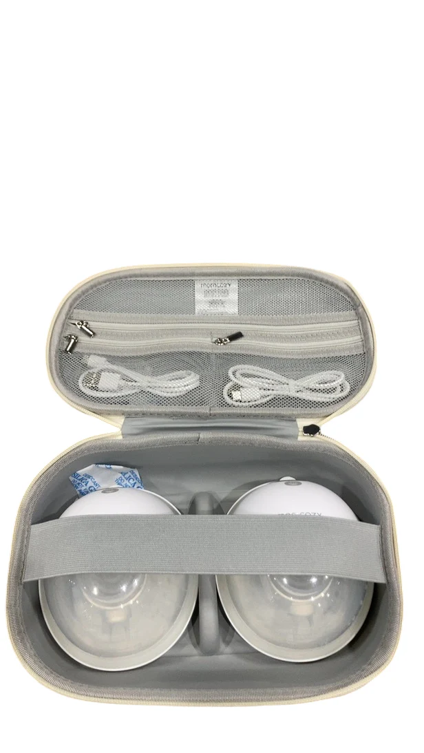 Momcozy All-in-one M5 Double Wearable Breast Pump, Quill Grey