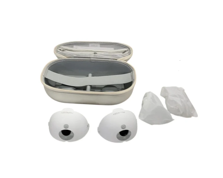 Momcozy All-in-one M5 Double Wearable Breast Pump, Quill Grey - Image 2