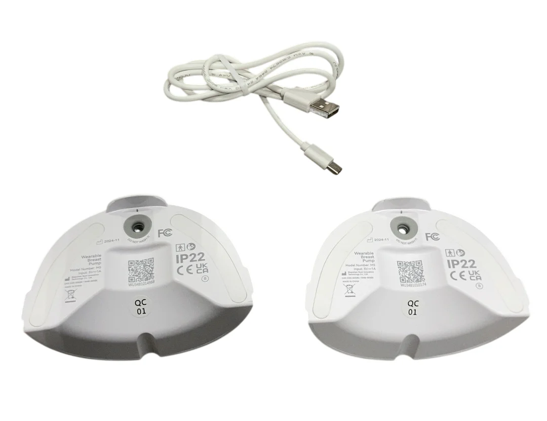 Momcozy All-in-one M5 Double Wearable Breast Pump, Quill Grey - Image 2