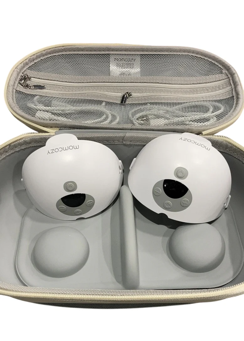 Momcozy All-in-one M5 Double Wearable Breast Pump, Quill Grey