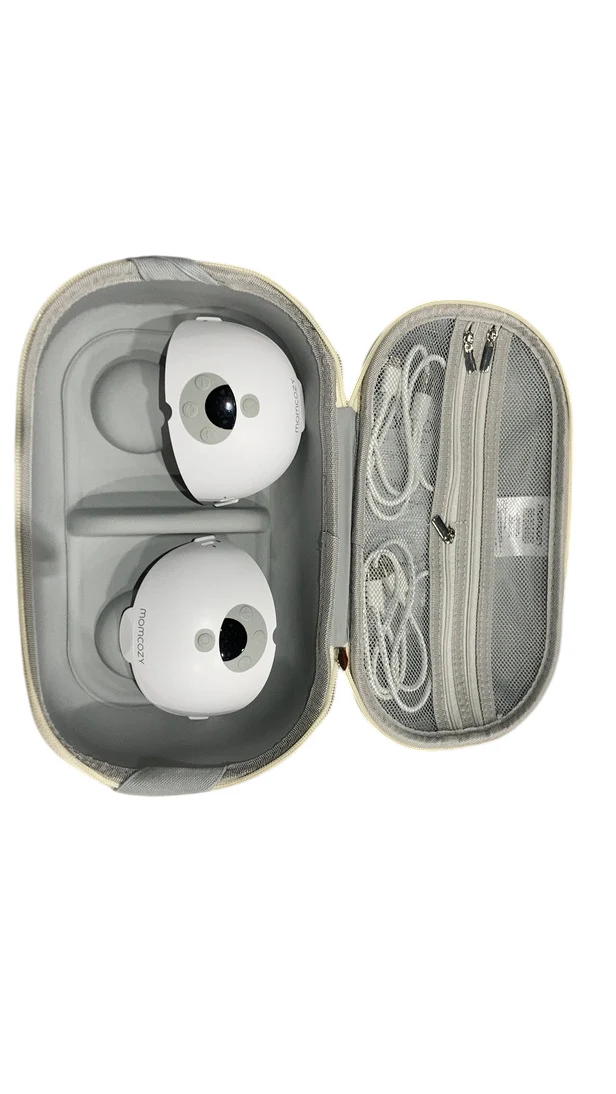 Momcozy All-in-one M5 Double Wearable Breast Pump, Quill Grey - Image 2