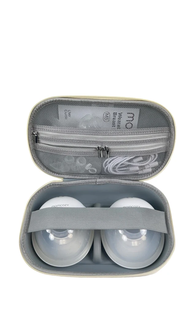 Momcozy All-in-one M5 Double Wearable Breast Pump, Quill Grey - Image 8