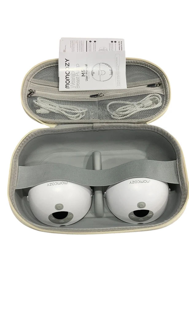 Momcozy All-in-one M5 Double Wearable Breast Pump, Quill Grey