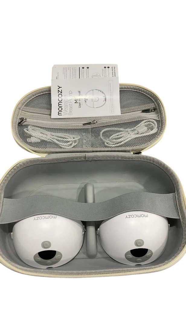Momcozy All-in-one M5 Double Wearable Breast Pump, Quill Grey - Image 2
